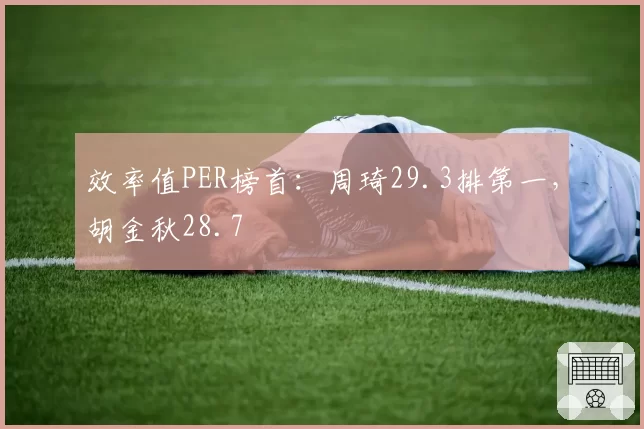 效率值PER榜首：周琦29.3排第一，胡金秋28.7